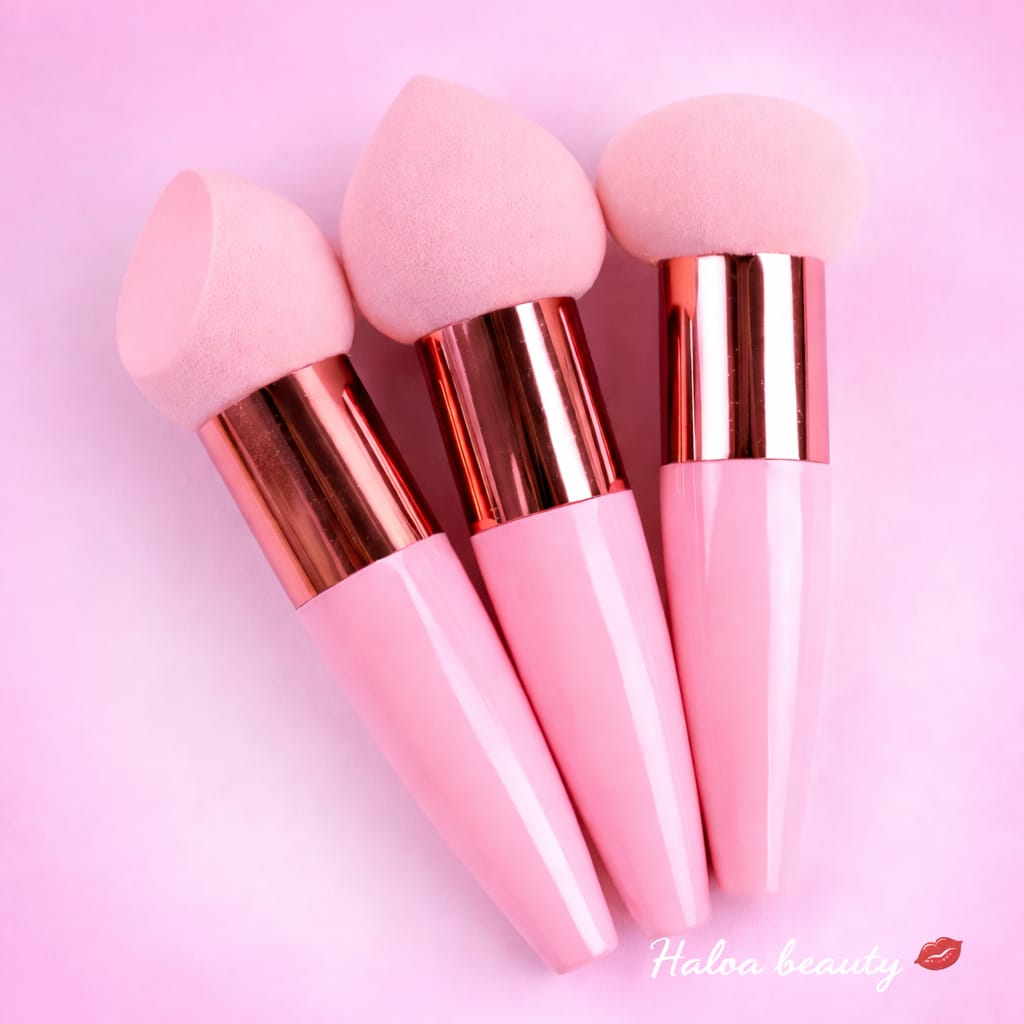 💋 Haloa™ Flawless Blend 3-Piece Sponge Set