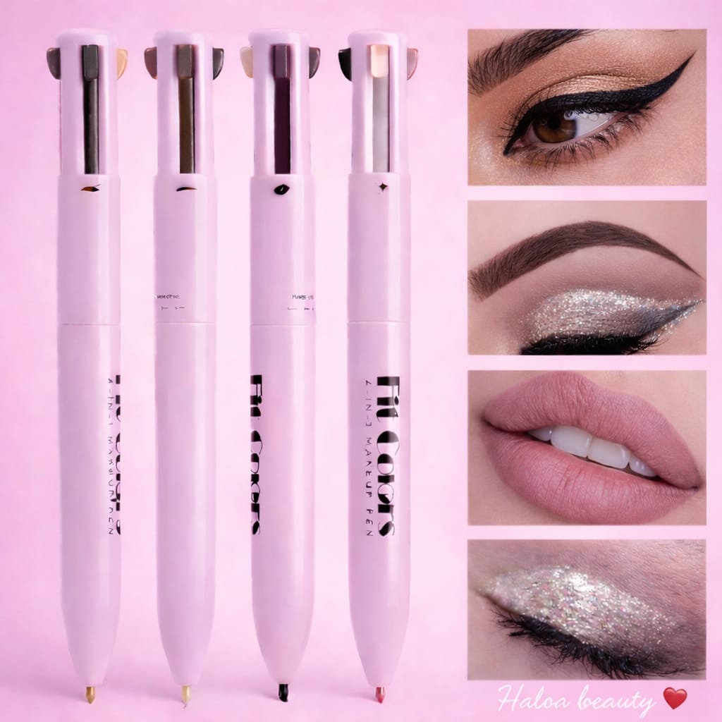 💋 Haloa™ 4-in-1 Beauty Pen – Lip, Brow, Liner & Highlight in One