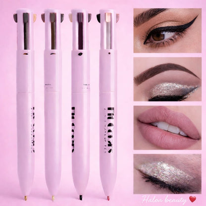 💋 Haloa™ 4-in-1 Beauty Pen – Lip, Brow, Liner & Highlight in One