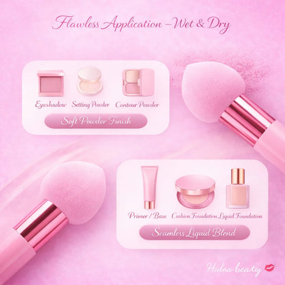 💋 Haloa™ Flawless Blend 3-Piece Sponge Set